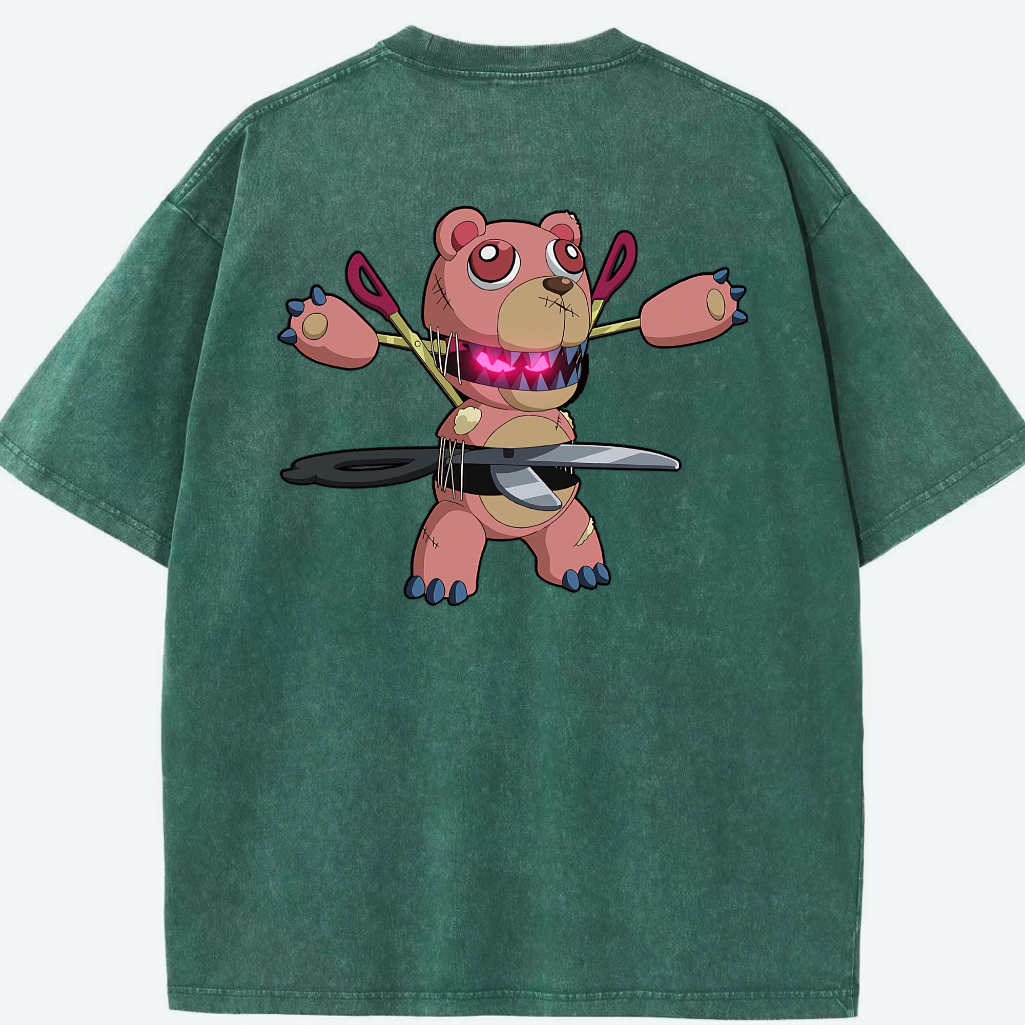 （画像用） 遊☆戯☆王 Yu-Gi-Oh! 綿100% ヴィンテージ風 半袖Tシャツ（背面プリント）